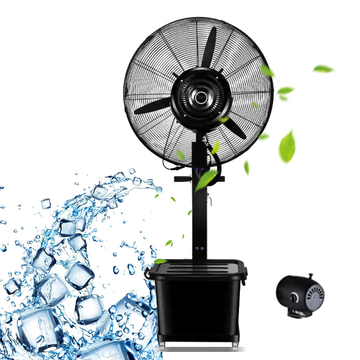 20 Inch High Velocity Metal Floor Fan with 3 Speed Settings Z74801