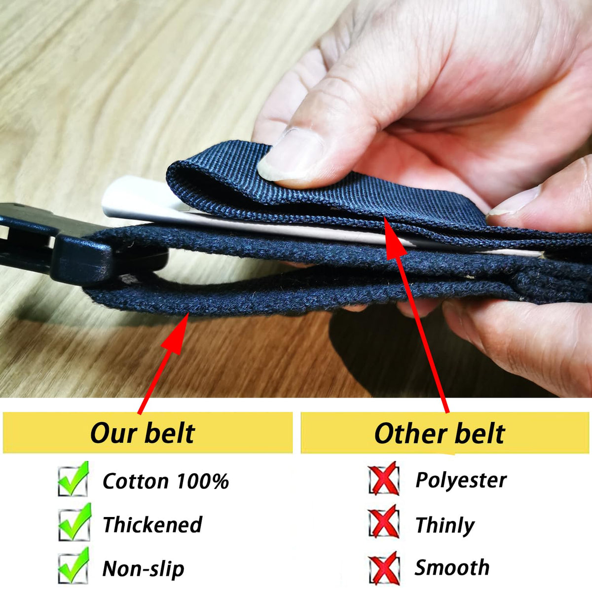 Genuine Leather Adjustable Tool Belt Pouch U321