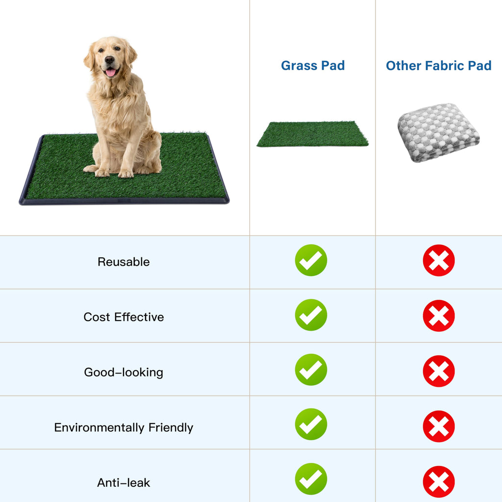 Artificial Dog Grass Pad with Tray 16x20 inches X623
