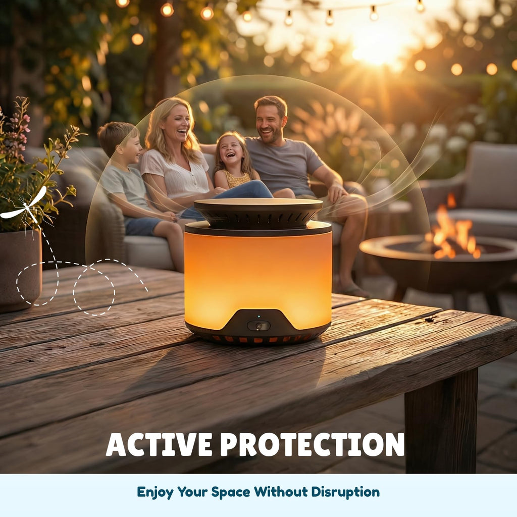 Rechargeable Mosquito Repeller 2 Pack with Citronella Geraniol Peppermint Refills A858