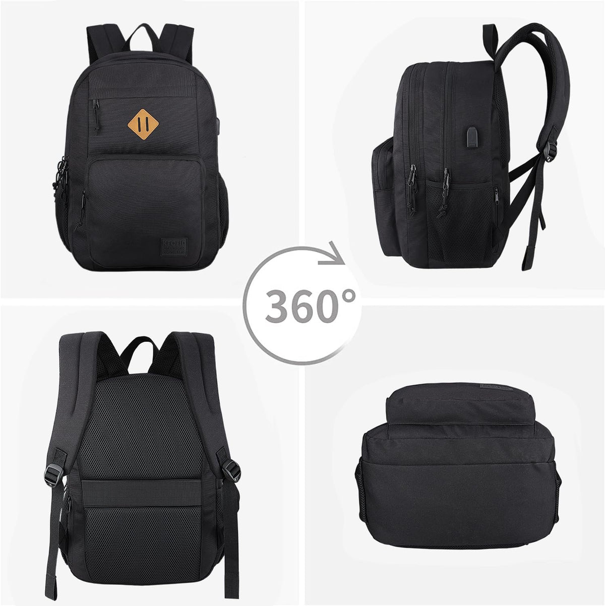 Anti Theft Laptop Backpack with USB Charging Port O502313