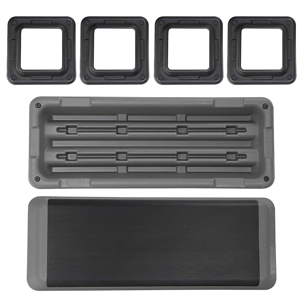 43-inch Adjustable Aerobic Stepper with 4 Risers S157