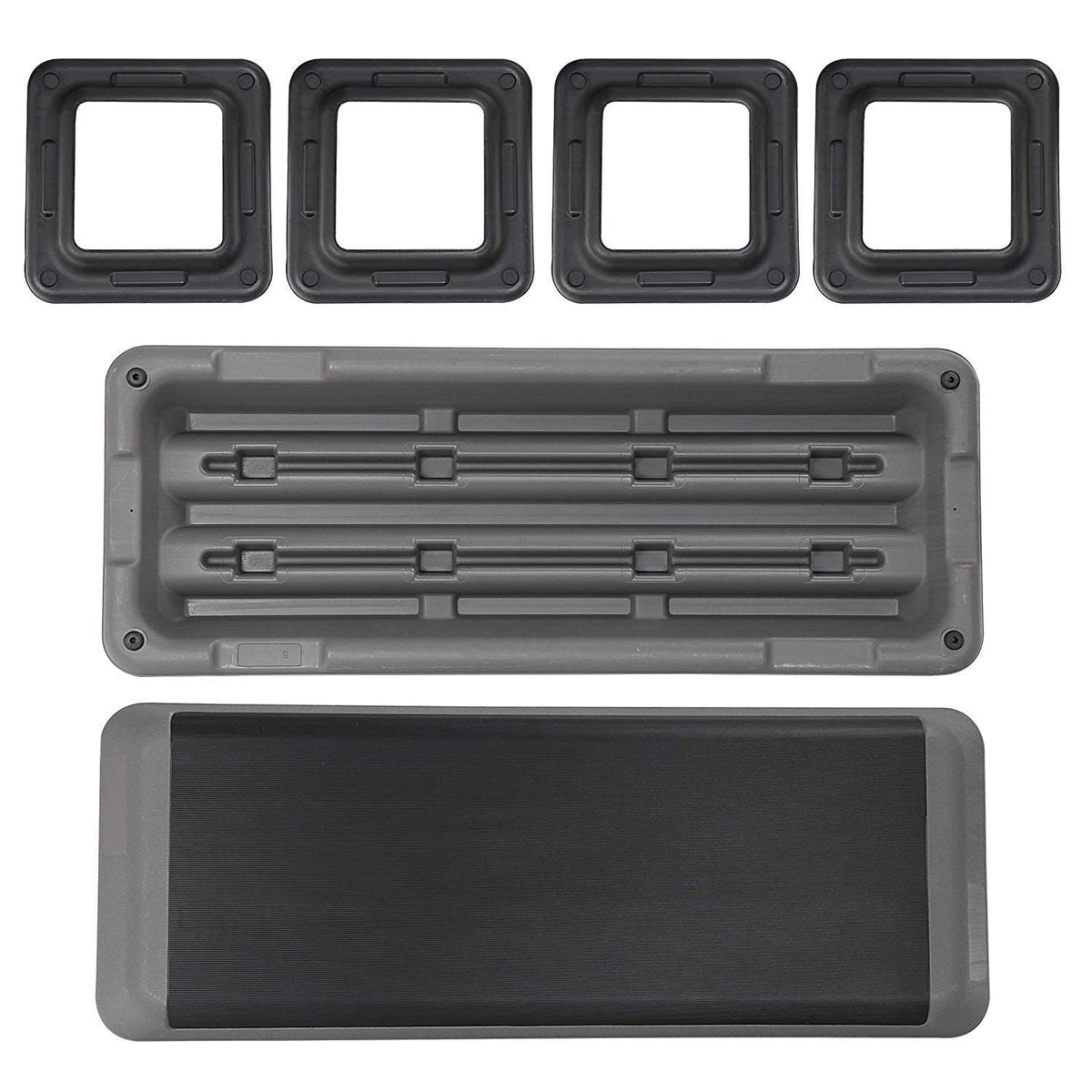 43-inch Adjustable Aerobic Stepper with 4 Risers S157
