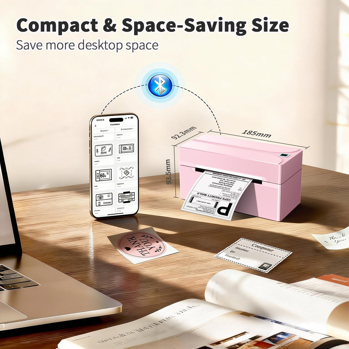 Bluetooth Thermal Label Printer U923