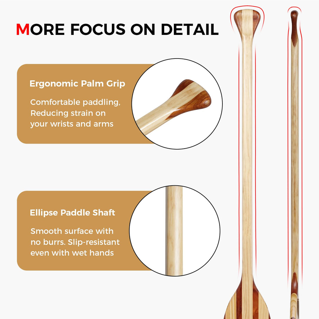 Wooden Canoe Paddle R5623
