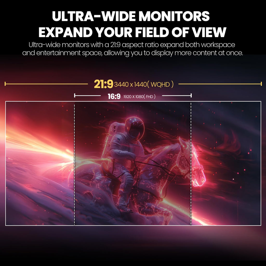 34" White Curved Gaming Monitor O8505