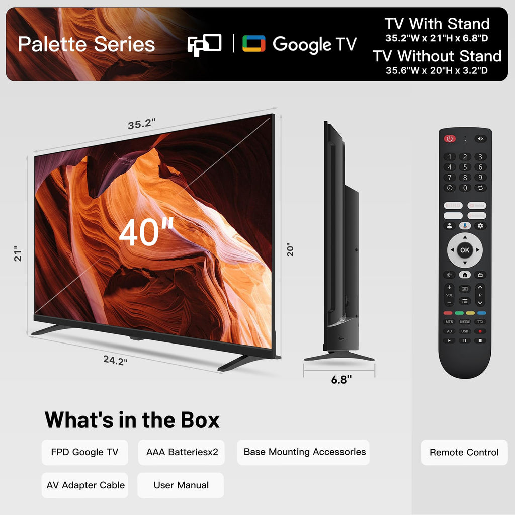 40-inch 1080p Full HD Smart TV V3341