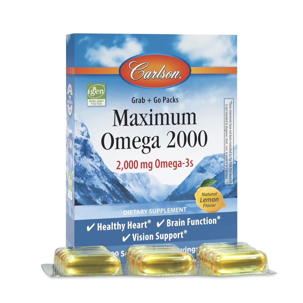 Wild-Caught Omega 2000 Softgel Pack X88814