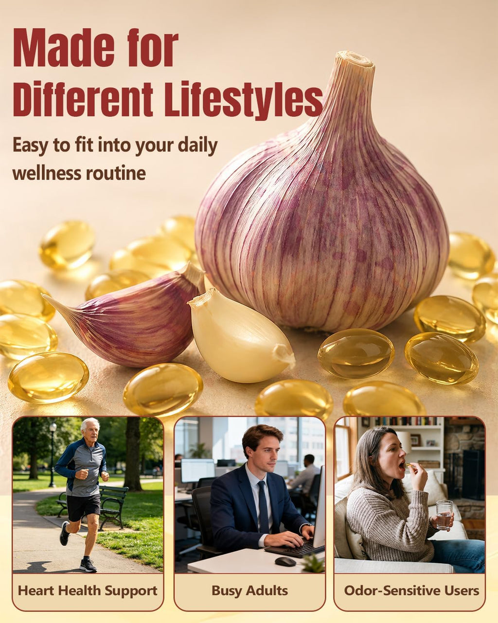 Odorless Aged Garlic Extract Softgels 300 Count R136