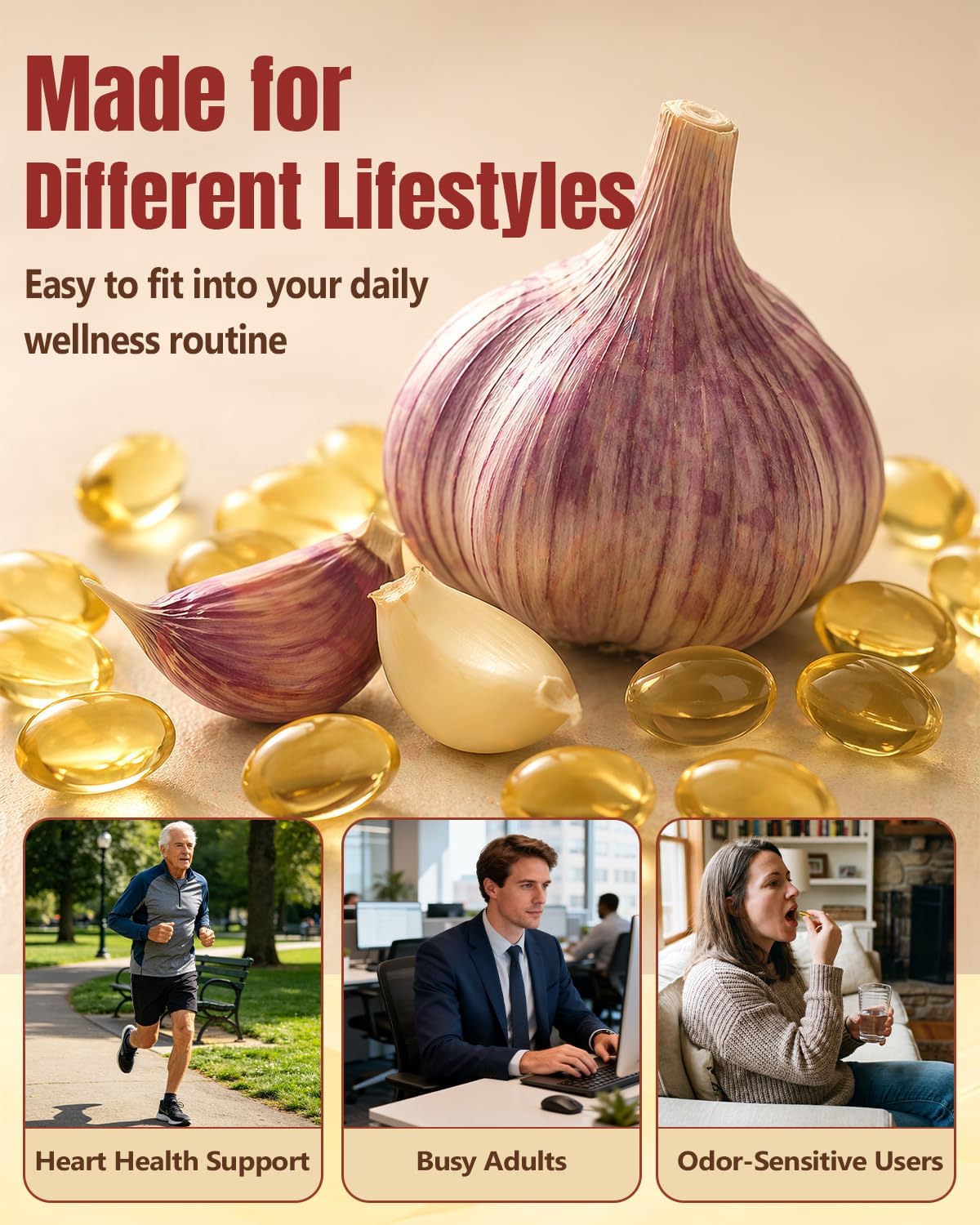 Odorless Aged Garlic Extract Softgels 300 Count R136