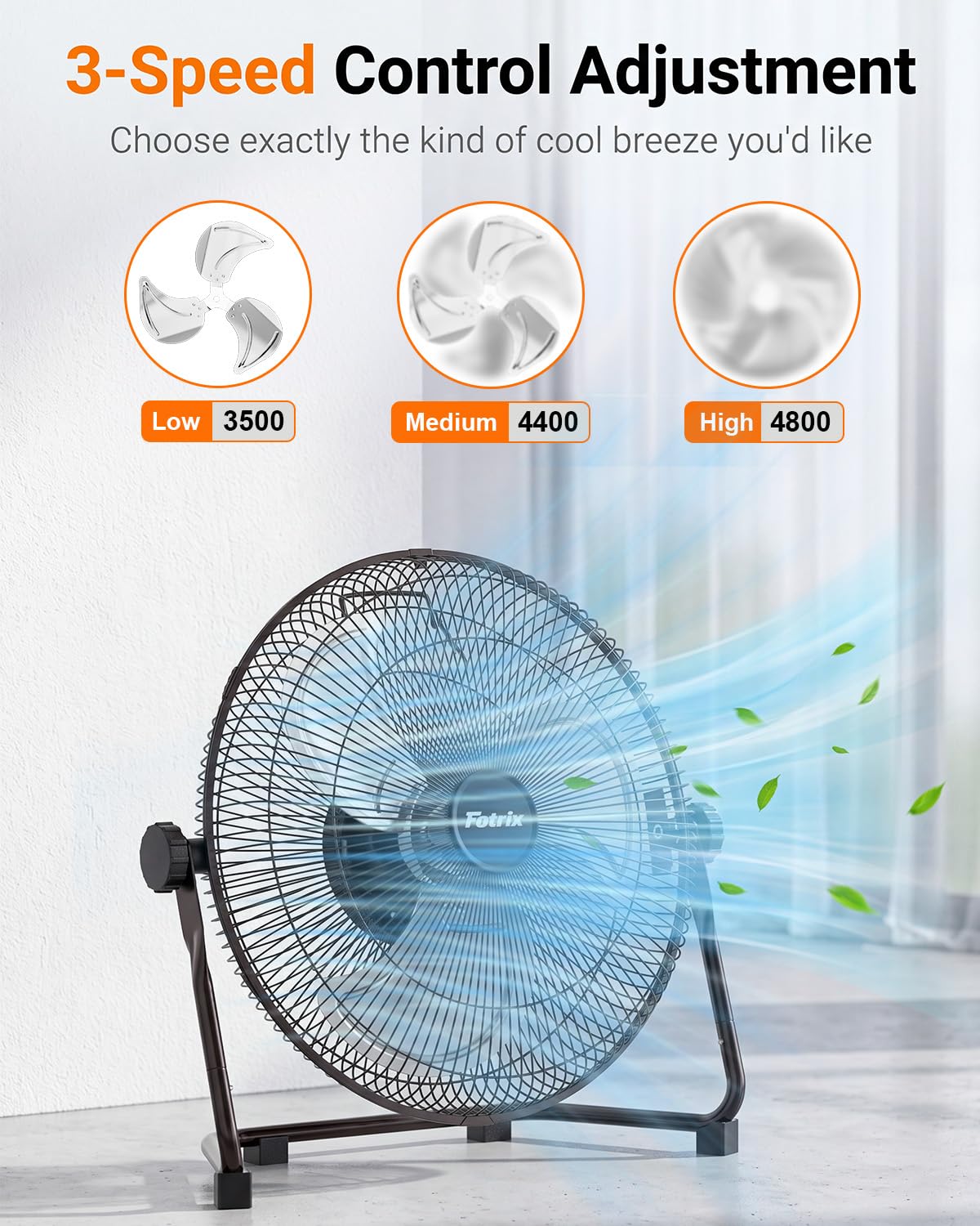 20 Inch High Velocity Floor Fan M2877