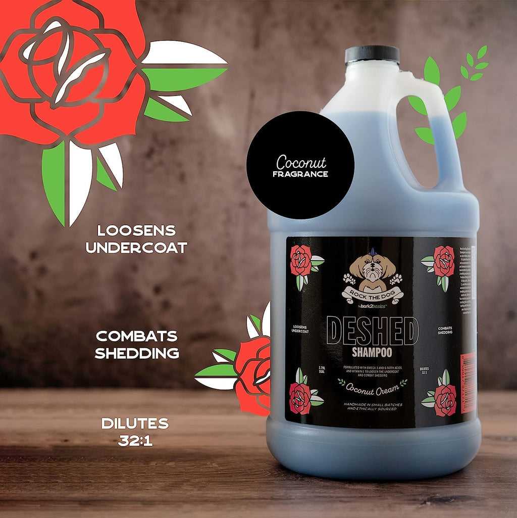 Dog Deshedding Pet Shampoo 1 Gallon A876705