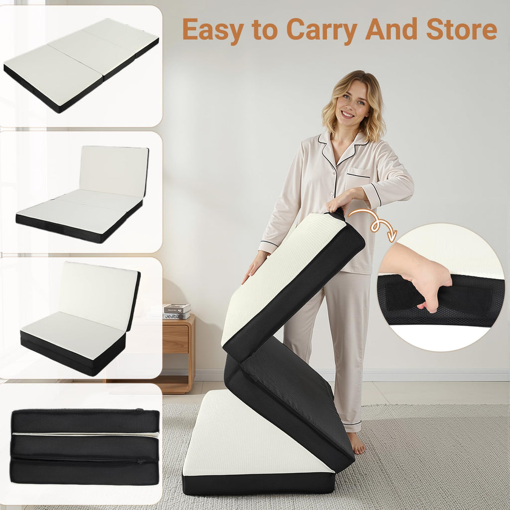 Foldable Twin Memory Foam Mattress Y676751