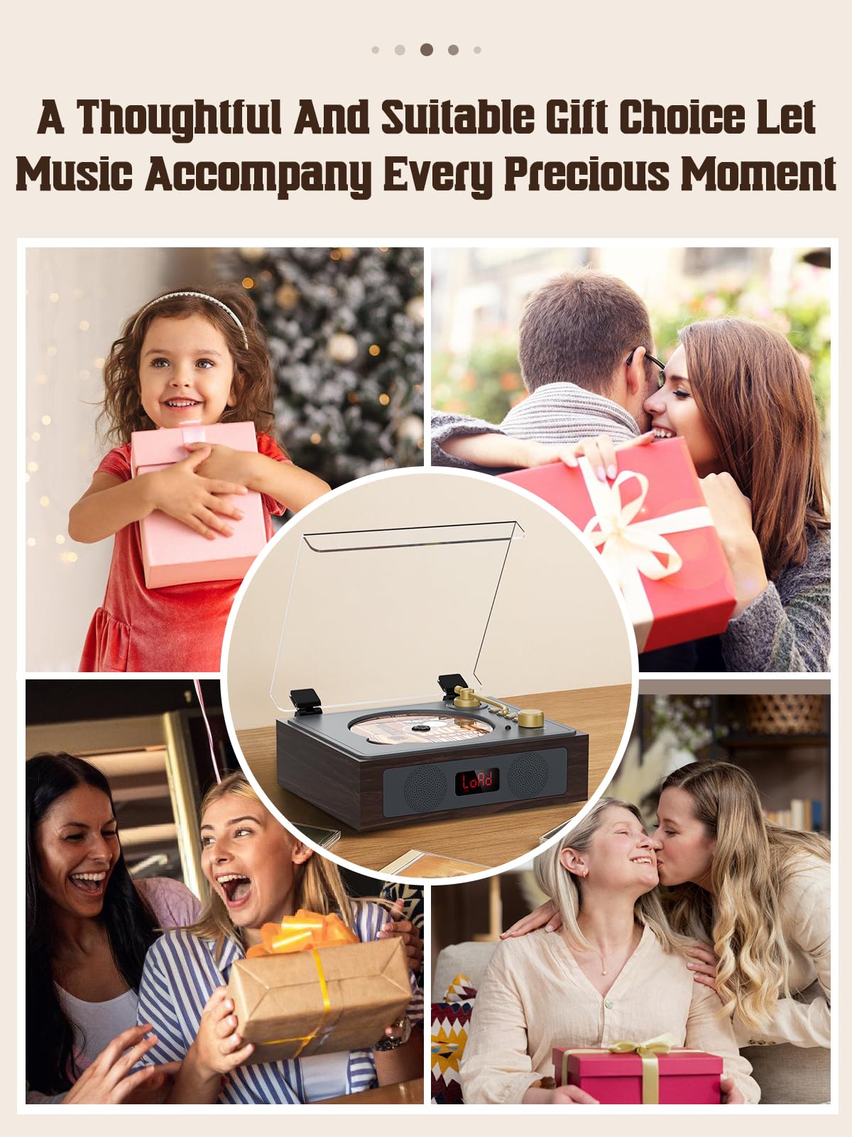 Portable CD Player with Built-in Speakers Bluetooth T843671