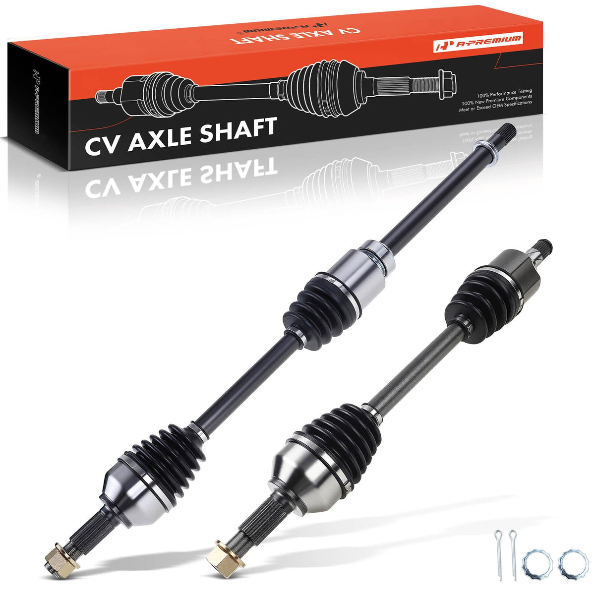 Set of 2 Front CV Axle Shaft Assembly B92694