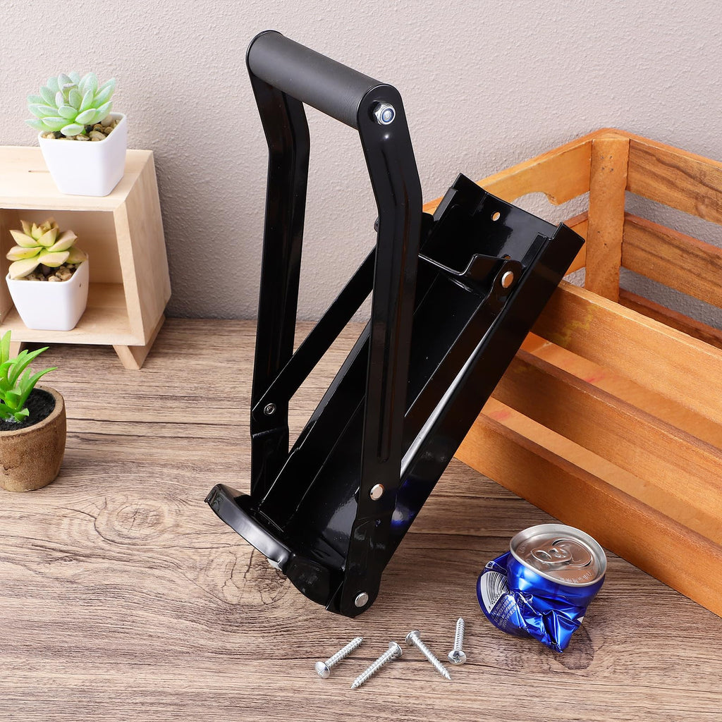 Heavy Duty Wall Mounted Can Crusher with Bottle Opener B527144
