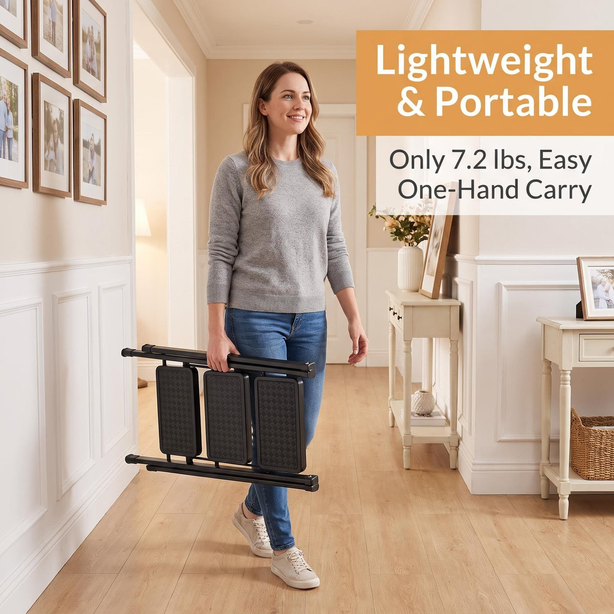 3-Step Aluminum Folding Ladder F183
