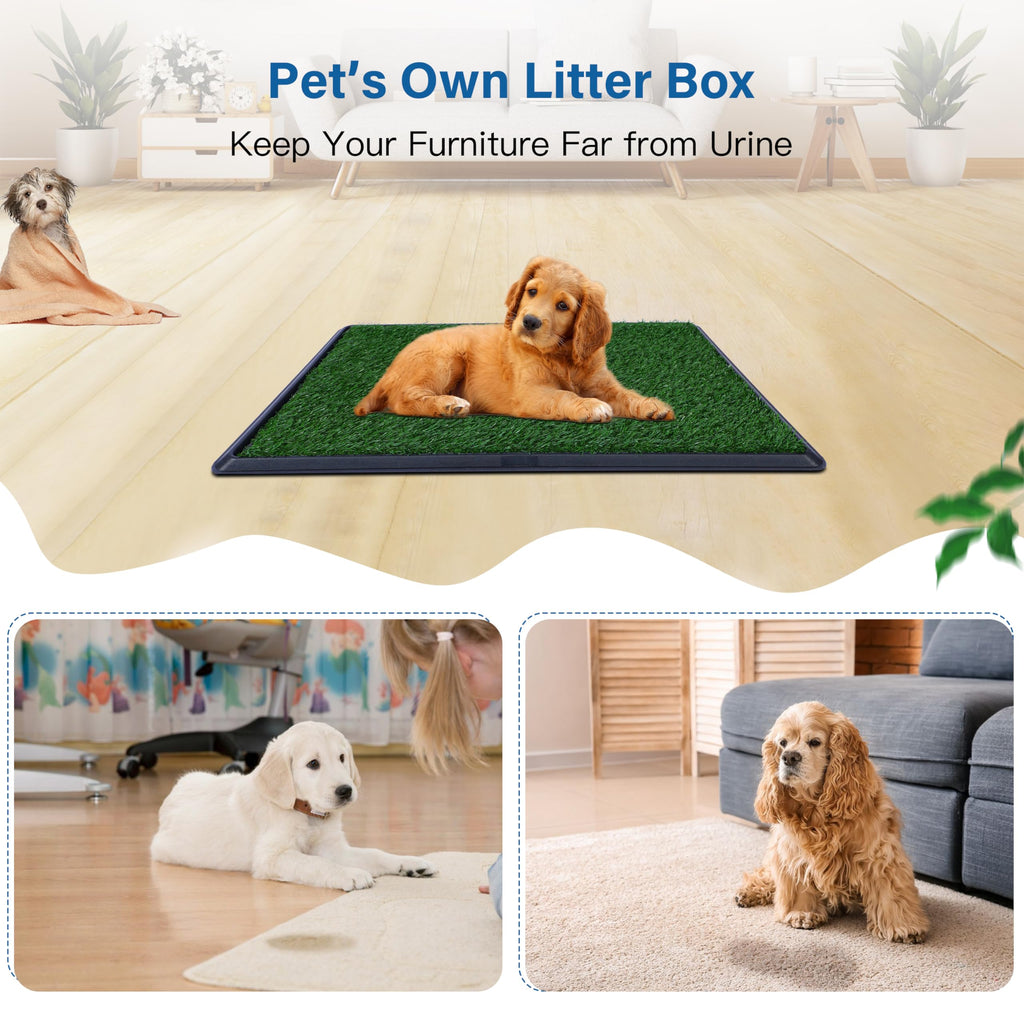 Artificial Dog Grass Pad with Tray 16x20 inches X623