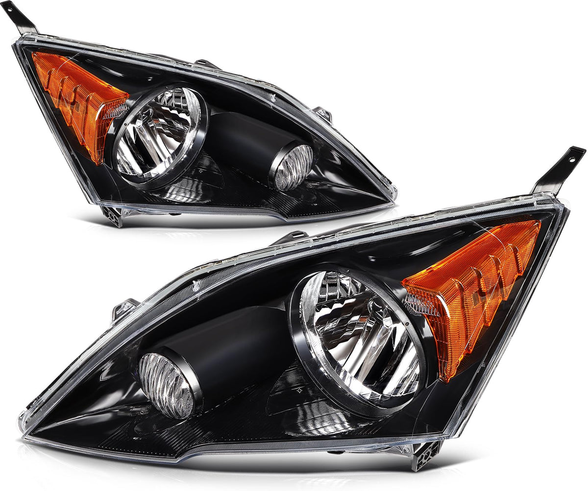 Chrome Housing Clear Corner Headlight Assembly C225