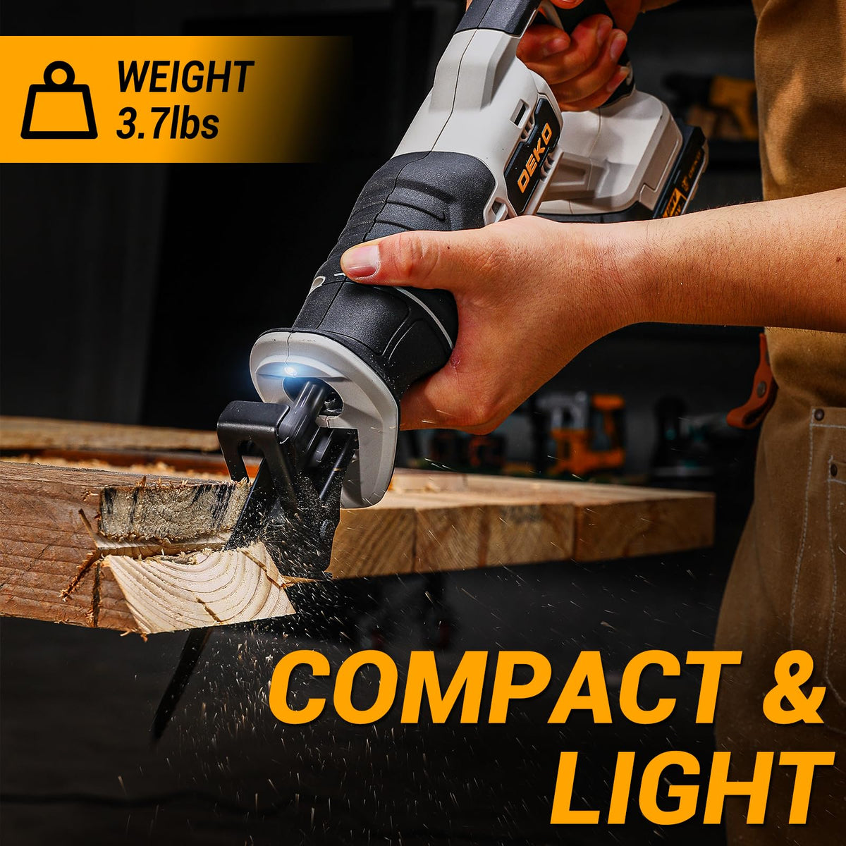 20V Cordless Reciprocating Saw with Battery and Charger T721514