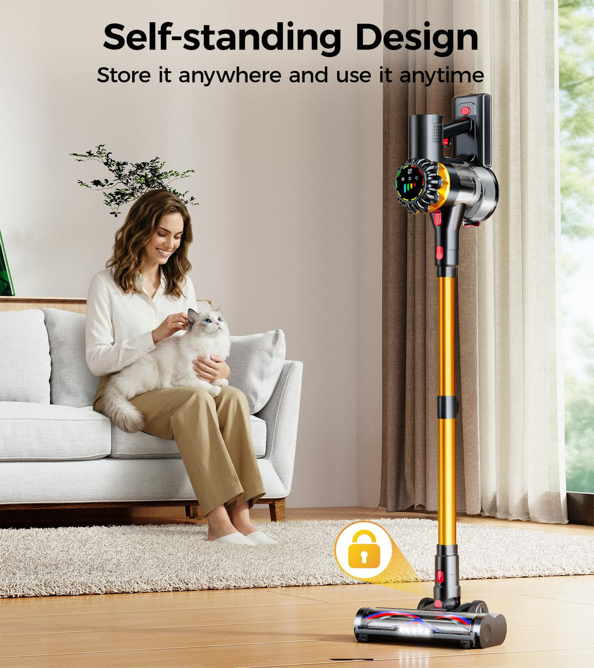 600W 50KPA 65Mins Cordless Stick Vacuum Cleaner C20020