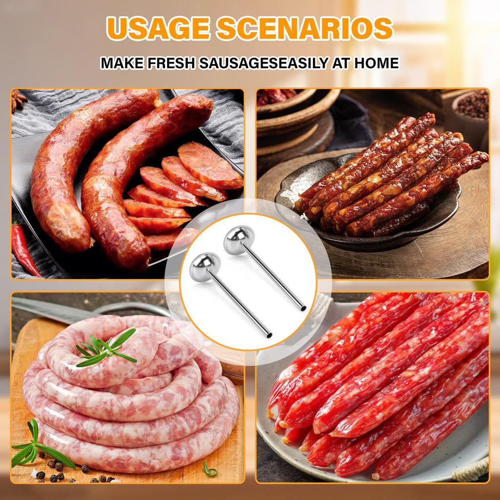 2 Pack 10mm Sausage Stuffer Tubes H1292