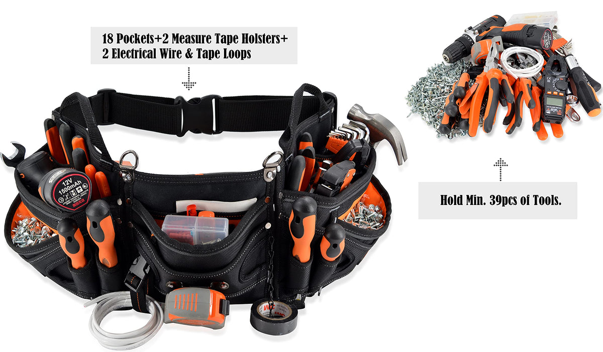 Heavy-Duty 18-Pocket Tool Belt A945947