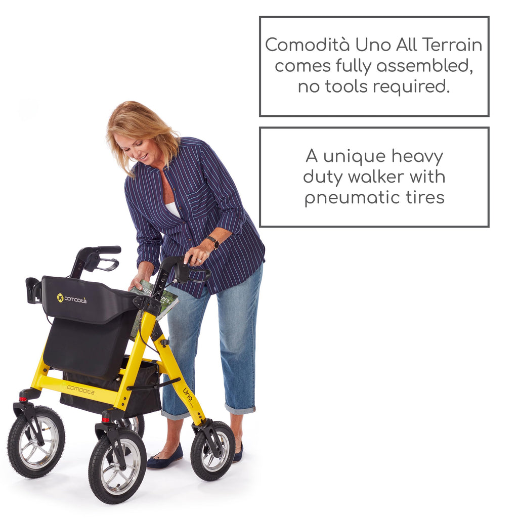 All Terrain Rolling Walker with Pneumatic Tires R72885