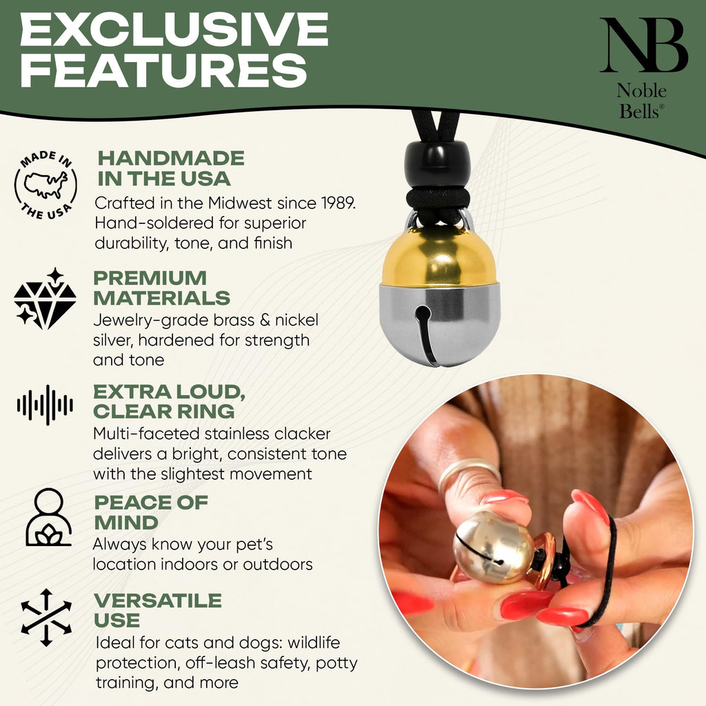 Extra Loud Collar Bell for Cat or Dog W3419