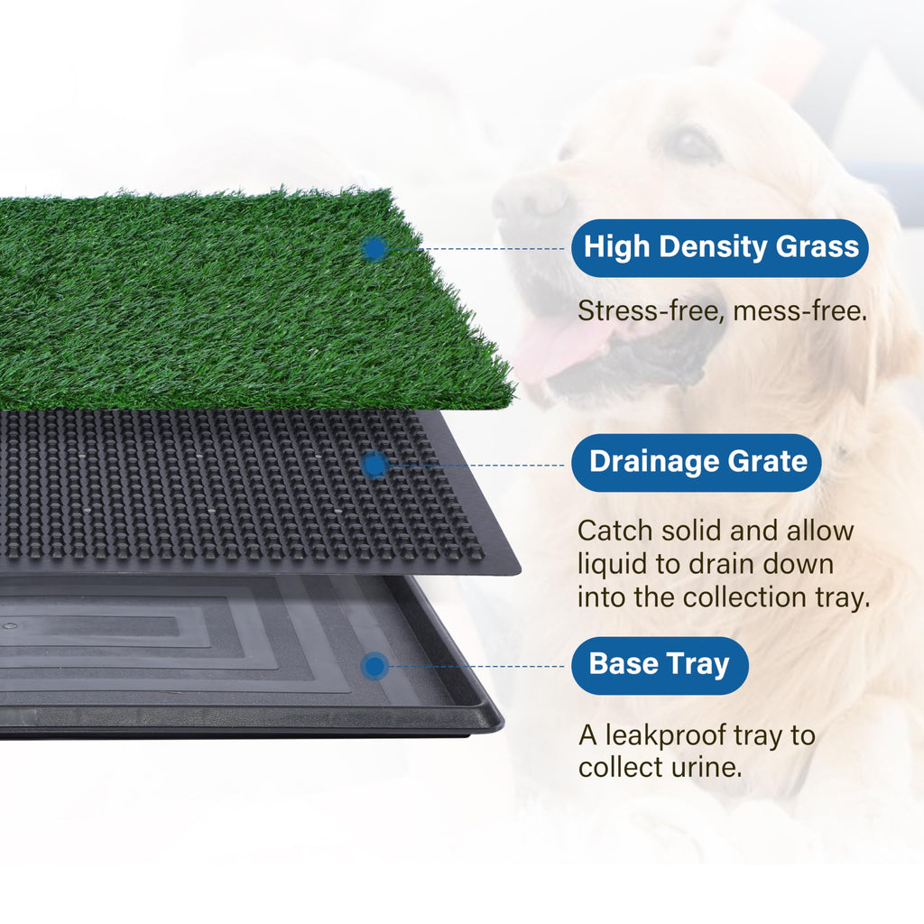 Artificial Dog Grass Pad with Tray 16x20 inches X623