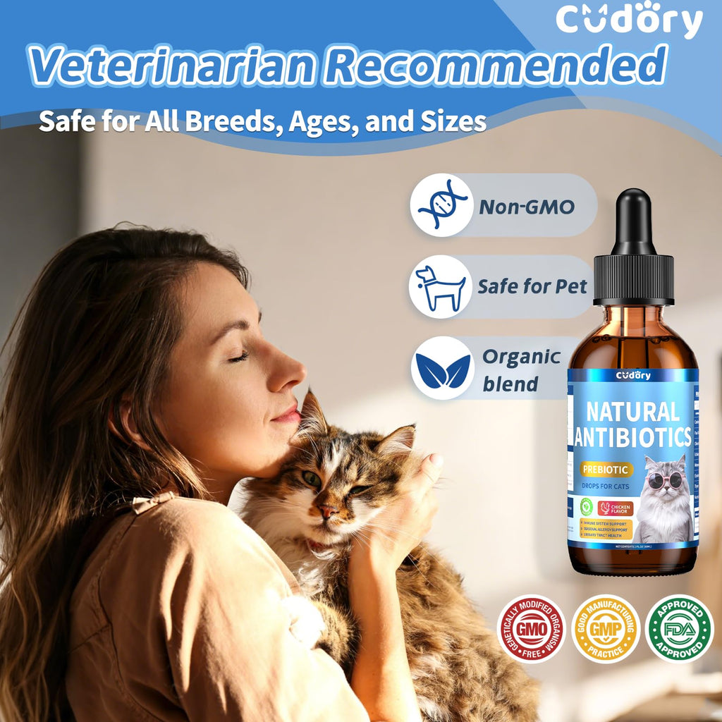 2 fl oz Natural Antibiotics for Cats Y20006