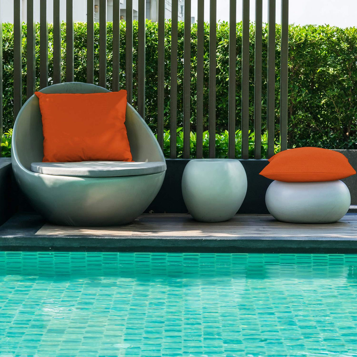 4 Pack Outdoor Throw Pillow Covers 18x18 U606