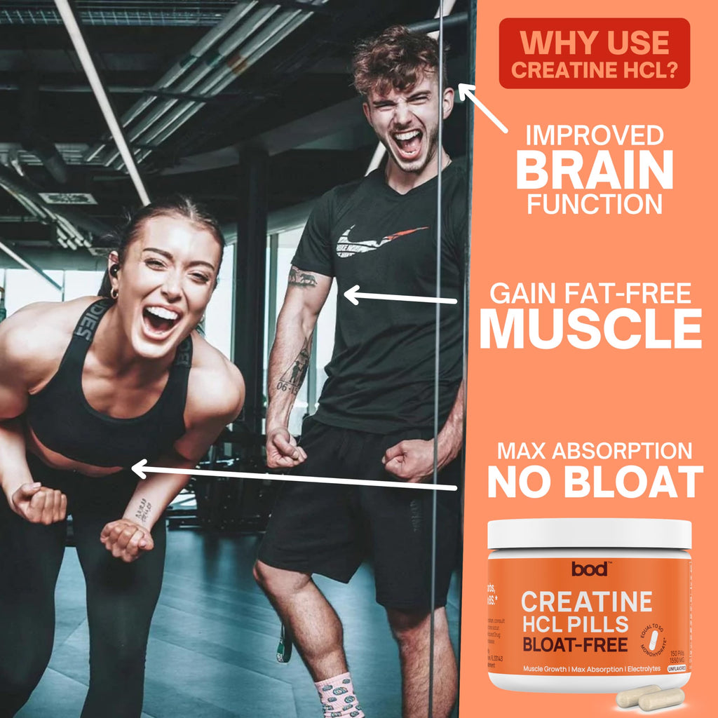 Creatine HCL Capsules 150 Pills H694