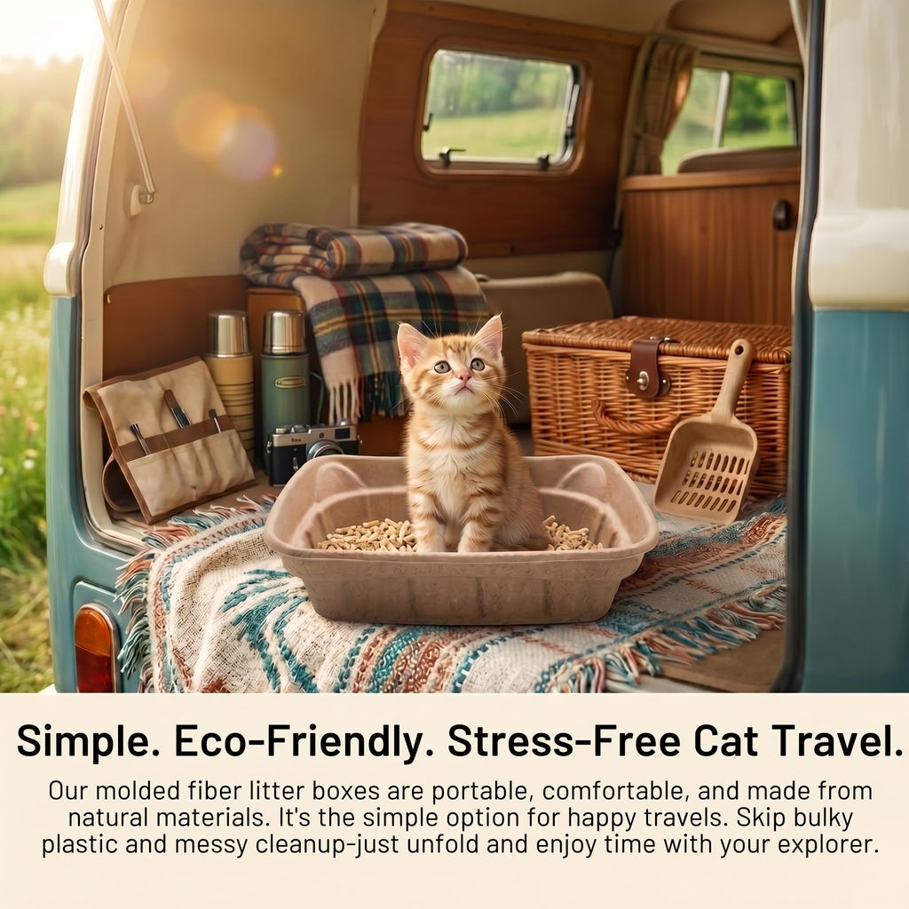6 Pack Jumbo Disposable Kitten Litter Box N568