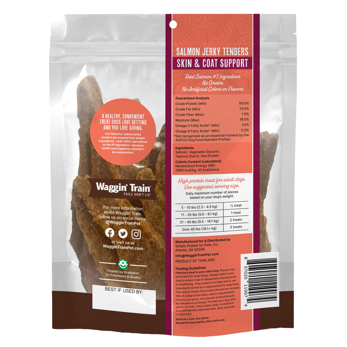 Salmon Jerky Dog Treats 12 oz P149746