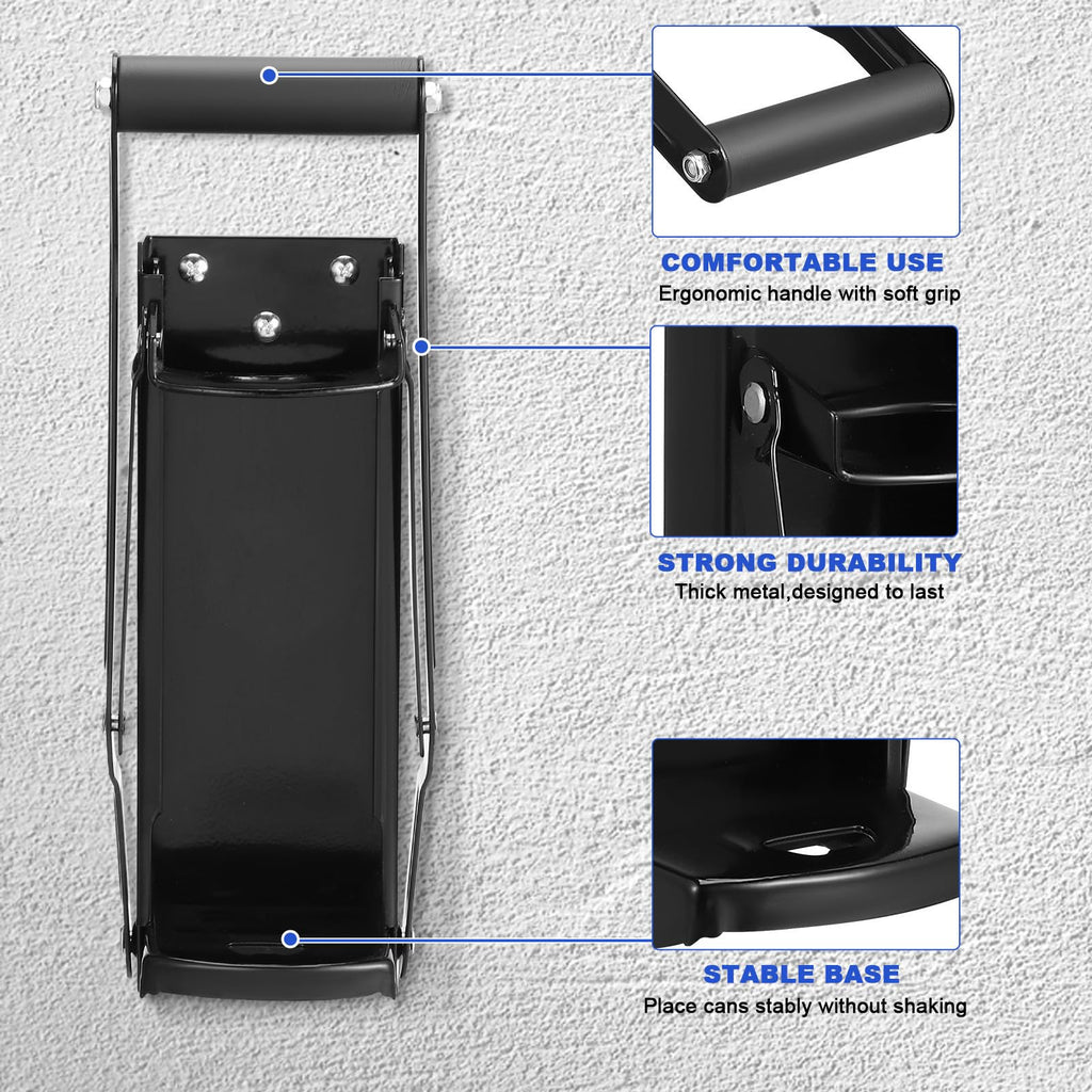 Heavy Duty Wall Mounted Can Crusher with Bottle Opener B527144