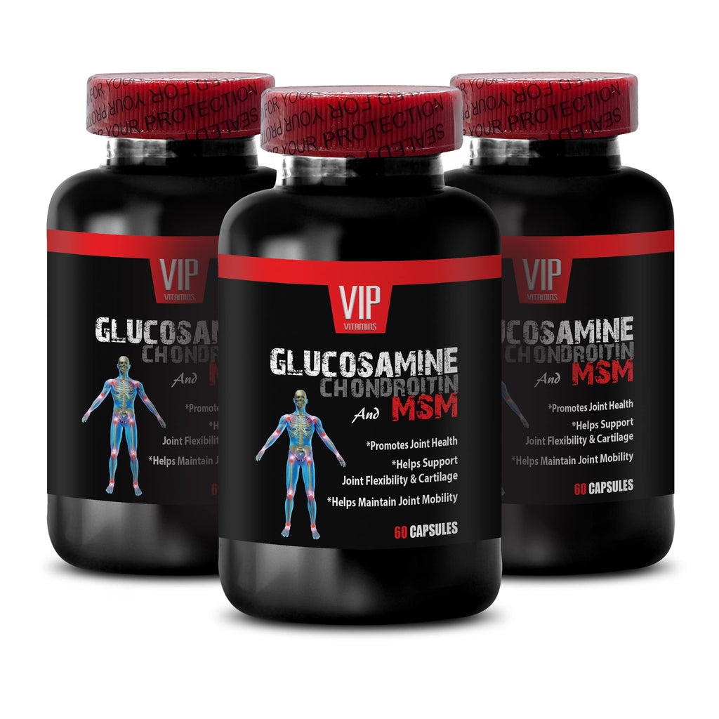 MSM Glucosamine Chondroitin Capsules 180 Tablets B7114