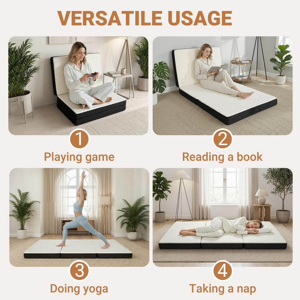 Foldable Twin Memory Foam Mattress Y676751