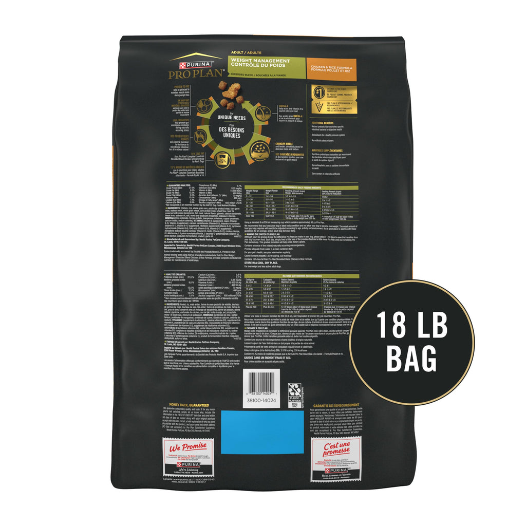 Weight Management Chicken & Rice Dry Dog Food I913