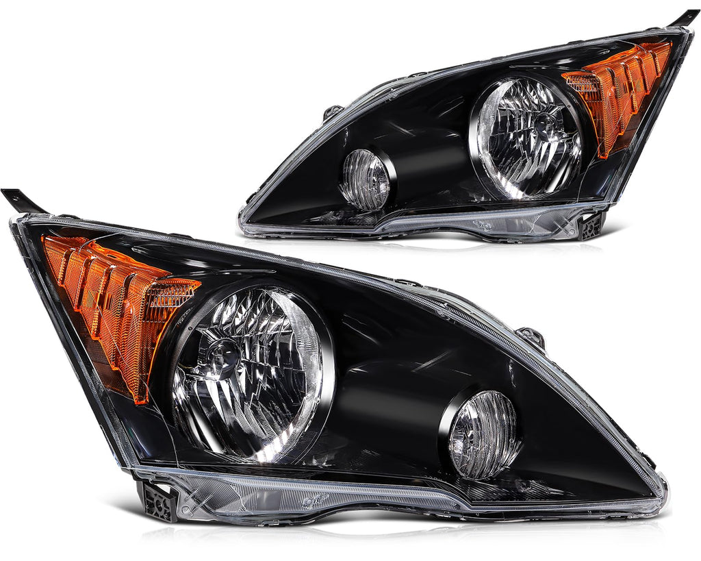 Chrome Housing Clear Corner Headlight Assembly C225