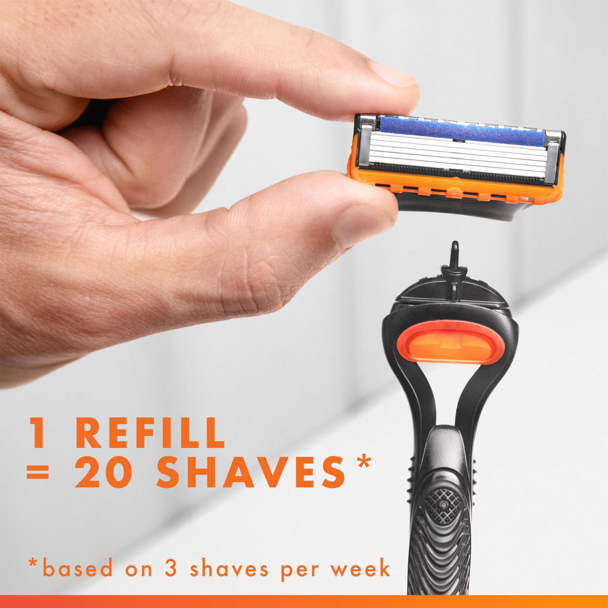 Mens Razor Blade Refills, 12 Count R614762