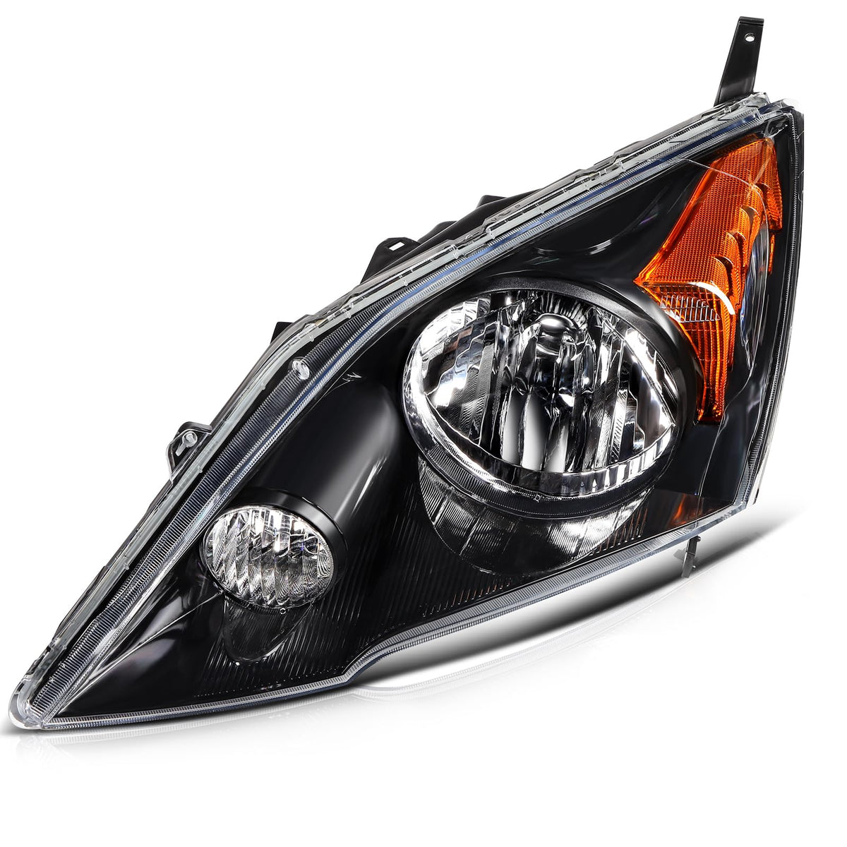 Chrome Housing Clear Corner Headlight Assembly C225