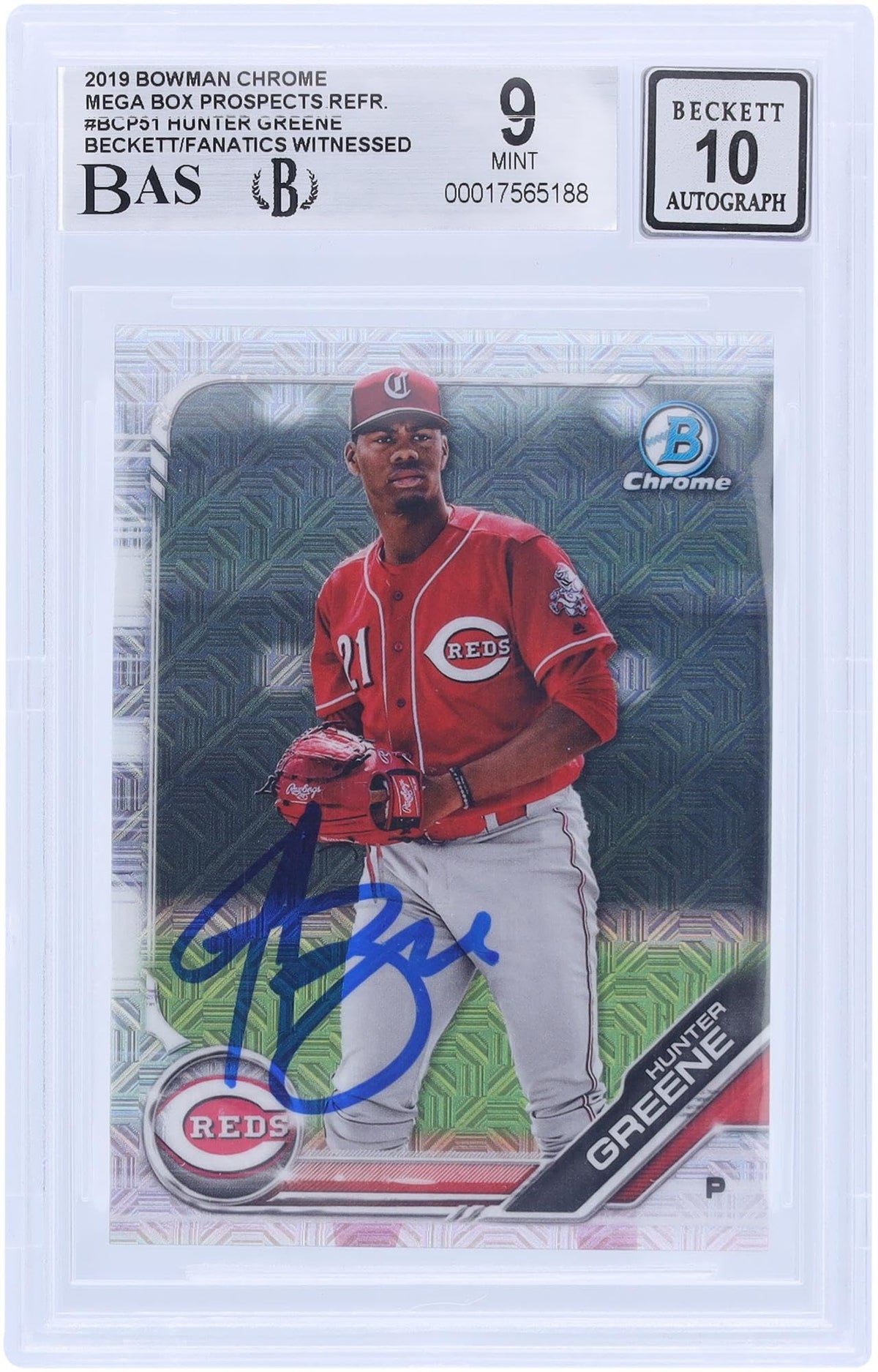 Autographed Baseball Card T42596