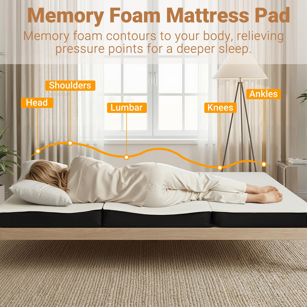 Foldable Twin Memory Foam Mattress Y676751