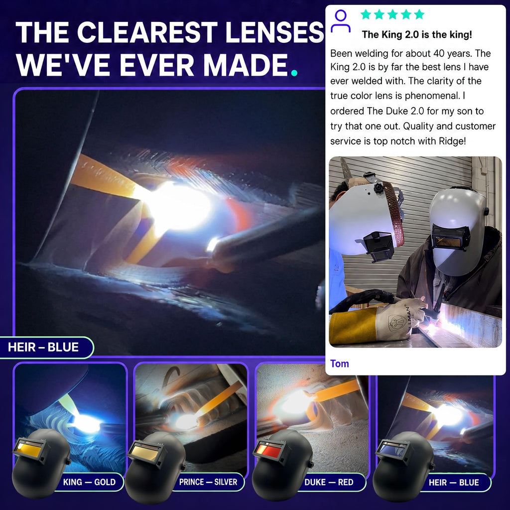 Blue Auto Darkening Welding Lens N73059