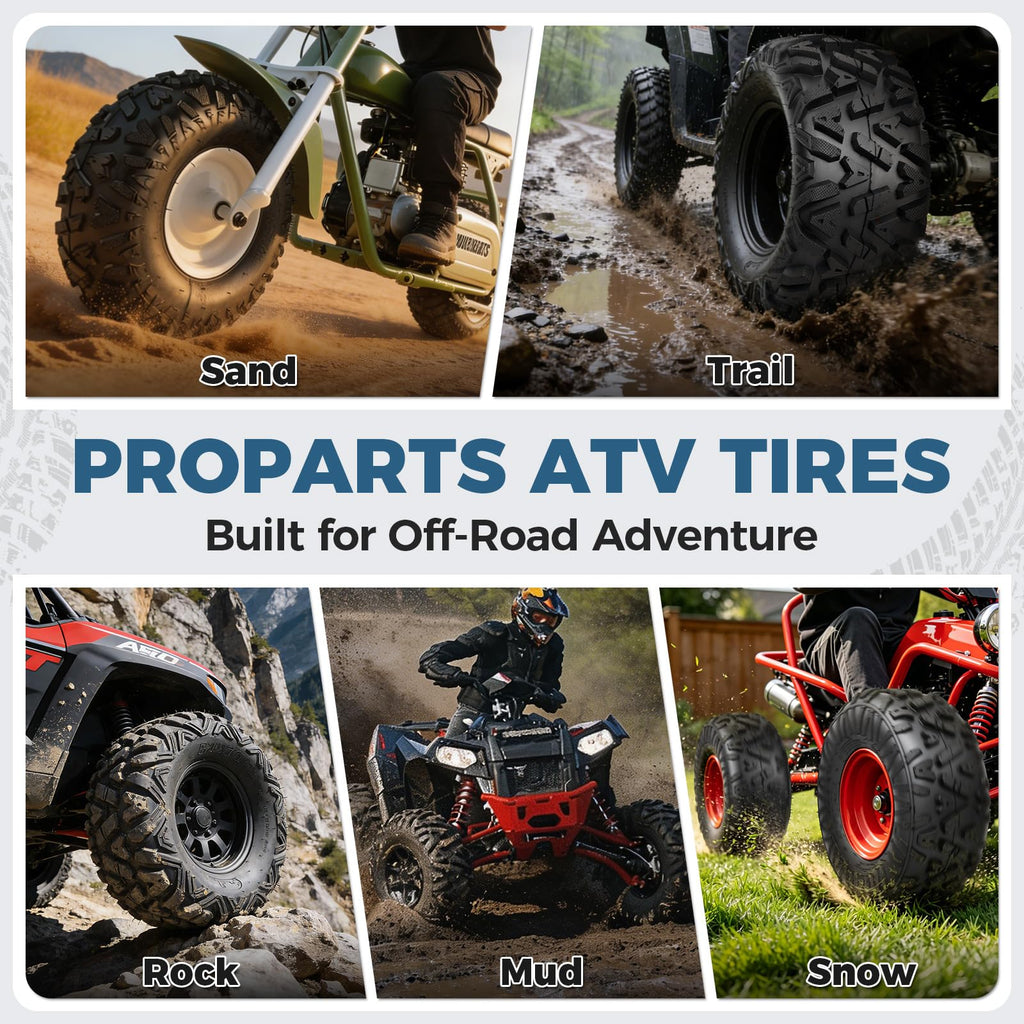 19x7-8 4-Ply All Terrain ATV/UTV Tires Set of 2 R884