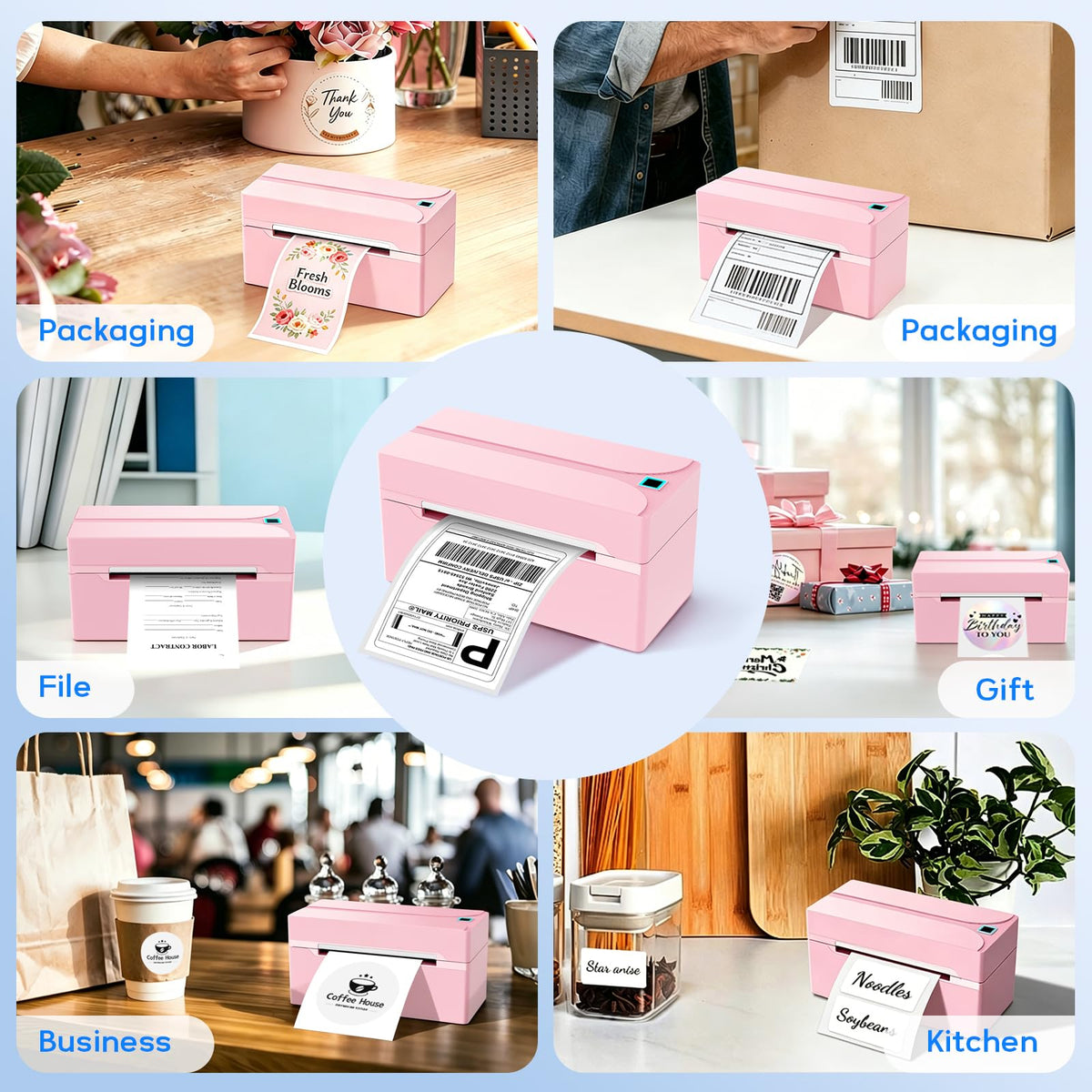 Bluetooth Thermal Label Printer U923