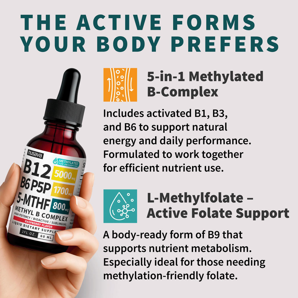 Methylated B Complex Liquid Drops Pack of 4 E403983