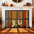 Fireplace Screen with Sliding Doors J6306