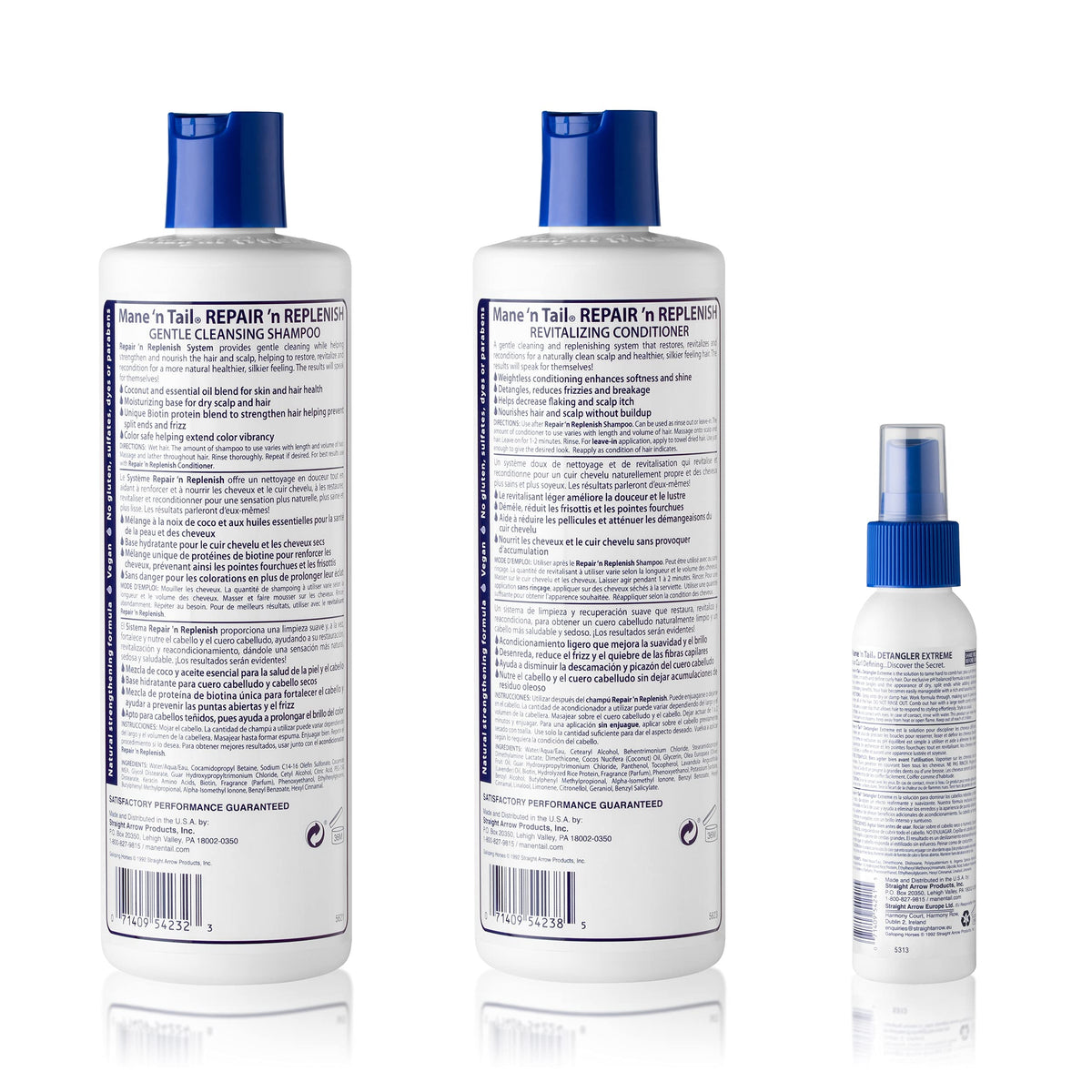 Sulfate-Free Shampoo & Conditioner with Detangler Y302